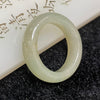 Type A Burmese Yellow Green Jade Jadeite Ring - 5.01g US 8.5 HK 19 Inner Diameter 19.1mm - Huangs Jadeite and Jewelry Pte Ltd
