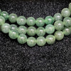 Type A Burmese Icy Oily Green Jade Jadeite Necklace - 33.88g 5.5mm/bead 120 beads - Huangs Jadeite and Jewelry Pte Ltd