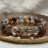 Natural Four Season Phantom Quartz 四季彩幽灵 Bracelet 40.63g 12.0mm/bead 18 beads - Huangs Jadeite and Jewelry Pte Ltd