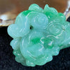 Type A Burmese Jade jadeite Pixiu & Ruyi Pendant - 47.28g 36.4 by 46.3 by 20.9mm - Huangs Jadeite and Jewelry Pte Ltd