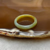 Type A Yellow Jade Jadeite Ring 1.63g US6.75 HK15 Inner Diameter 17.1mm Thickness: 3.9 by 2.8mm - Huangs Jadeite and Jewelry Pte Ltd