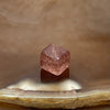 Natural Strawberry Quartz Cube Charm - 0.9g 7.2 by 7.2 by 7.2mm - Huangs Jadeite and Jewelry Pte Ltd