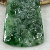 Grand Master Certified Type A Semi Icy Green Piao Hua Jade Jadeite Shan Shui Pendant 39.20g 60.5 by 37.7 by 6.6 mm - Huangs Jadeite and Jewelry Pte Ltd
