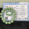 Type A Jade Jadeite Dou Qing Bracelet - 60.74g 13.1mm/bead 16 beads - Huangs Jadeite and Jewelry Pte Ltd