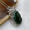 Type A Green Omphacite Jade Jadeite Ruyi - 3.18g 30.6 by 17.5 by 5.8mm - Huangs Jadeite and Jewelry Pte Ltd