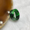 Type A Spicy Green Jade Jadeite Flat Ring 1.98g US 3 HK6 Inner Diameter 14.1mm Thickness 6.8 by 2.0mm - Huangs Jadeite and Jewelry Pte Ltd