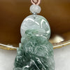 Grand Master Certified Type A Green Piao Hua Jade Jadeite Phoenix Pendant 34.80g 60.4 by 29.0 by 13.0 mm - Huangs Jadeite and Jewelry Pte Ltd