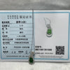 Type A Green Omphacite Jade Jadeite Hulu - 2.45g 25.9 by 10.5 by 5.5mm - Huangs Jadeite and Jewelry Pte Ltd