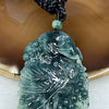 RARE Grand Master Certified Type A Denim Blue Jade Jadeite Phoenix Pendant 83.14g 79.4 by 41.6 by 12.4 mm - Huangs Jadeite and Jewelry Pte Ltd