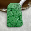 Type A Spicy Green God of Fortune 29g 56.1 by 37.8 by 6.4mm - Huangs Jadeite and Jewelry Pte Ltd