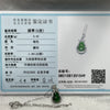 Type A Green Omphacite Jade Jadeite Hulu 2.42g 24.9 by 11.5 by 6.1mm - Huangs Jadeite and Jewelry Pte Ltd