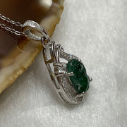 Type A Green Omphacite Jade Jadeite Pixiu - 2.13g 25.4 by 12.5 by 6.1mn - Huangs Jadeite and Jewelry Pte Ltd