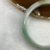 Type A Green Jadeite Bangle 68.02g inner diameter 56.4mm 13.3 by 6.4mm - Huangs Jadeite and Jewelry Pte Ltd