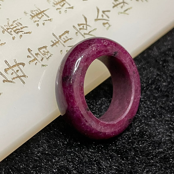 Natural Ruby Zoisite 红绿宝 Ring 8.59g US 6 HK 13 Inner Diameter 16.7mm - Huangs Jadeite and Jewelry Pte Ltd