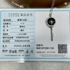 Type A Black Jade Jadeite Key Pendant 925 Sliver 4.1g 46.4 by 16.2 by 4.7mm - Huangs Jadeite and Jewelry Pte Ltd