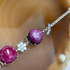 Natural Ruby 925 Sliver Bracelet 6.7g 9.7 by 9.6 by 7.2mm - Huangs Jadeite and Jewelry Pte Ltd