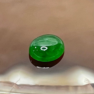 Type A Green Jade Jadeite For Setting - 0.6g 8.1 by 7.2 by 3.0mm - Huangs Jadeite and Jewelry Pte Ltd