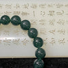 Type A Icy Green Jade Jadeite Bracelet - 30.61g 9.7mm/bead 19 beads - Huangs Jadeite and Jewelry Pte Ltd