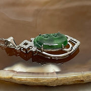 Type A Green Omphacite Jade Jadeite Ruyi - 2.34g 33.4 by 14.7 by 6.0mm - Huangs Jadeite and Jewelry Pte Ltd