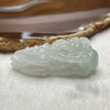 Type A Semi Icy Faint Green Jade Jadeite Pixiu 36.99g 50.9 by 33.9 by 14.6mm - Huangs Jadeite and Jewelry Pte Ltd
