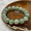Type A Green Jade Jadeite Bracelet 64.74g 13.5mm/bead 16 beads - Huangs Jadeite and Jewelry Pte Ltd