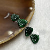 Type A Green Jade Jadeite Milo Buddha - 1.61g 1: 7.7 by 9.6 by 2.0mm 2: 9.7 by 12.0 by 1.7mm 3: 8.9 by 12.9 by 2.2mm 4: 9.9 by 11.7 by 2.1mm - Huangs Jadeite and Jewelry Pte Ltd