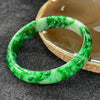 Type A Burmese Jade Jadeite Intense Green Bangle - 36.07g inner Diameter 54.6mm thickness 12.1mm - Huangs Jadeite and Jewelry Pte Ltd