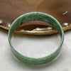 Type A Dou Qing Green Jade Jadeite Bangle - 17.37g Inner Diameter 53.6 Thickness 15.4 by 2.1mm - Huangs Jadeite and Jewelry Pte Ltd