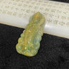Type A Green & Yellow Guan Yin Jade Jadeite 28.64g 60.8 by 28.6 by 9.6mm - Huangs Jadeite and Jewelry Pte Ltd