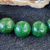 Type A Burmese Jade Jadeite Gan Qing Bracelet 75.61G 15.2MM/BEAD 14 BEADS - Huangs Jadeite and Jewelry Pte Ltd