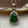 Type A Green Omphacite Jade Jadeite Hulu - 1.76g 20.4 by 10.1 by 5.8mm - Huangs Jadeite and Jewelry Pte Ltd