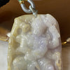 Type A Tri Color Jadeite Acala & Dragon 54.20g 64.2 by 41.8 by 11.2mm - Huangs Jadeite and Jewelry Pte Ltd