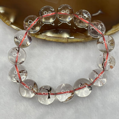 Natural Red Phantom Quartz Crystal Bracelet 55.62g 13.7mm/bead 15 beads - Huangs Jadeite and Jewelry Pte Ltd