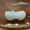 Type A Light Green Jade Jadeite Pixiu Charm - 18.25g 38.9 by 18.8 by 14.0mm - Huangs Jadeite and Jewelry Pte Ltd