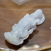 Type A Faint Lavender Jade Jadeite Guan Yin Pendant - 25.3g 59.6 by 22.5 by 13.0mm - Huangs Jadeite and Jewelry Pte Ltd