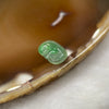 Type A Semi Icy Green Ruyi Jade Jadeite Pendant 0.51g 13.8 by 8.9 by 2.5 mm - Huangs Jadeite and Jewelry Pte Ltd