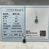 Type A Green Omphacite Jade Jadeite Hulu 1.76g 20.5 by 10.0 by 5.3mm - Huangs Jadeite and Jewelry Pte Ltd