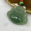 Type A Icy Green Milo Buddha Jade Jadeite Pendant - 8.61g 28.1 by 34.0 by 6.6mm - Huangs Jadeite and Jewelry Pte Ltd