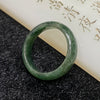 Type A Burmese Dark Green Jade Jadeite Ring - 2.73g US 8 HK 17 Inner Diameter 18.4mm - Huangs Jadeite and Jewelry Pte Ltd