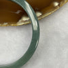 Type A Semi Icy Blueish Green Jadeite Bangle 43.52g inner diameter 59.0mm 10.1 by 6.6mm - Huangs Jadeite and Jewelry Pte Ltd