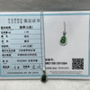 Type A Green Omphacite Jade Jadeite Hulu - 1.65g 19.0 by 9.4 by 5.8mm - Huangs Jadeite and Jewelry Pte Ltd