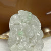 Type A ICY Green Double Prosperity Fish Pendant 39.30g 57.8 by 29.1 by 19.0 mm - Huangs Jadeite and Jewelry Pte Ltd