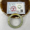 Type A Green and Yellow Jadeite Bangle 51.27g inner diameter 55.1mm 12.4 by 7.8mm - Huangs Jadeite and Jewelry Pte Ltd