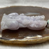 Type A Faint Lavender & Green Jade Jadeite Tu Di Gong 66.31g 61.7 by 43.8 by 13.5mm - Huangs Jadeite and Jewelry Pte Ltd