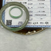 Type A Green Jadeite Bangle 48.32g inner diameter 57.9mm 12.5 by 7.1mm - Huangs Jadeite and Jewelry Pte Ltd