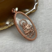 Type A Faint Green Jade Jadeite Milo Laughing Buddha with 925 Silver Pendant - 8.7g 39.8 by 22.0 by 3.9mm - Huangs Jadeite and Jewelry Pte Ltd