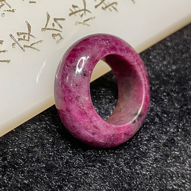 Natural Ruby Zoisite 红绿宝 Ring 8.51g US 4 HK 8 Inner Diameter 15.5mm - Huangs Jadeite and Jewelry Pte Ltd