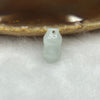 Type A Green Jade Jadeite Peanut - 1.49g 18.7 by 12.6 by 12.6 mm - Huangs Jadeite and Jewelry Pte Ltd