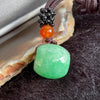 Type A Burmese Jade Barrel LuLuTong - 5.35g - Huangs Jadeite and Jewelry Pte Ltd