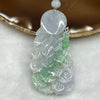 Grand Master Certified Type A Lavender and Green Jade Jadeite Phoenix Pendant 29.14g 64.4 by 32.3 by 8.5 mm - Huangs Jadeite and Jewelry Pte Ltd